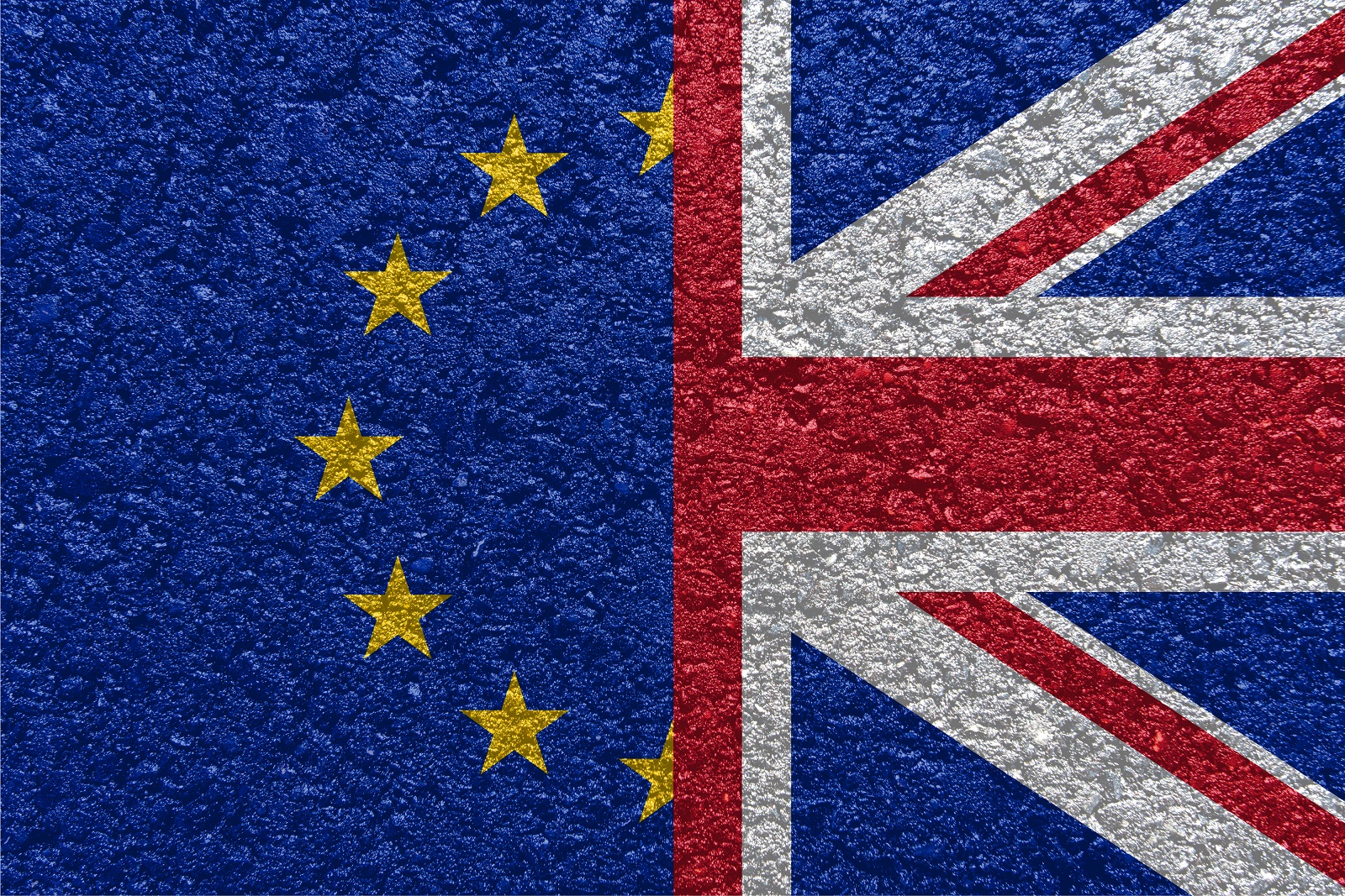 EU and UK flags